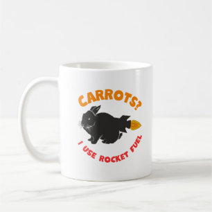 Raketenhase. Sarkastisches Kaninchen. Funny Rabbit Kaffeetasse