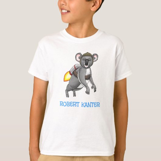 Raketenkoala T-Shirt (Vorderseite)