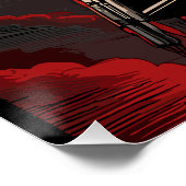 Raketenkrieg Poster (Ecke)