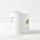 Raketenkrokodil Kaffeetasse (Mittel)
