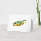 Raketenkrokodil Karte (Rückseite)