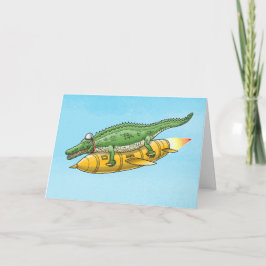 Raketenkrokodil Karte