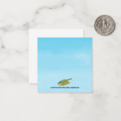 Raketenkrokodil Mitteilungskarte (Vorderseite/Rückseite Beispiel)