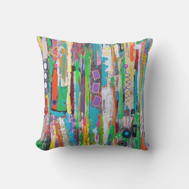 Raketenmann 16 x 16 Kissen im Freien (Vorderseite)