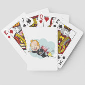 Raketenmann Spielkarten (Rückseite)