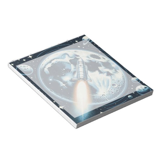 Raketenmoorraum Notizblock (angewinkelt)