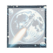 Raketenmoorraum Notizblock (Vorderseite)