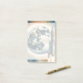 Raketenmoorraum Post-it Klebezettel (Auf Schreibtisch)