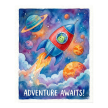 Raketenraumschiff & Alien-Abenteuer wartet Weltrau