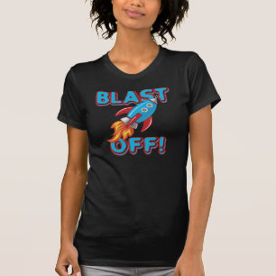 Raketenraumschiff startet T-Shirt