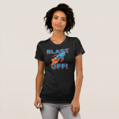 Raketenraumschiff startet T-Shirt (Vorne ganz)