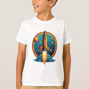 Raketenraumschiff T-Shirt
