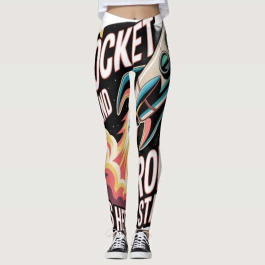 Raketenrolle leggings (Vorderseite)