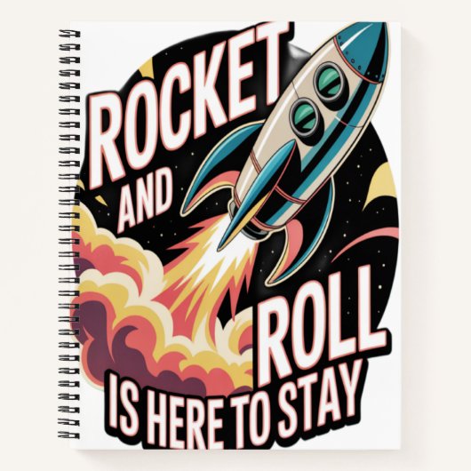 Raketenrolle notizblock (Vorderseite)