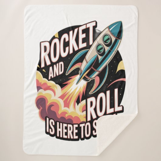 Raketenrolle sherpadecke (Vorderseite)