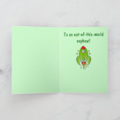 Raketenschiff aus der Welt Nephew Karte (Innenseite)