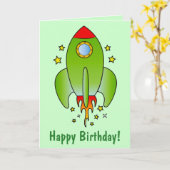 Raketenschiff aus der Welt Nephew Karte (Gelbe Blume)