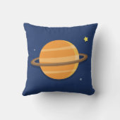 Raketenschiff, Außenbereich, für Kinderzimmer Kissen (Rückseite)