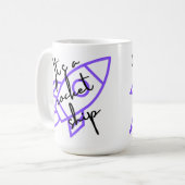 Raketenschiff Kaffeetasse (Vorderseite Links)