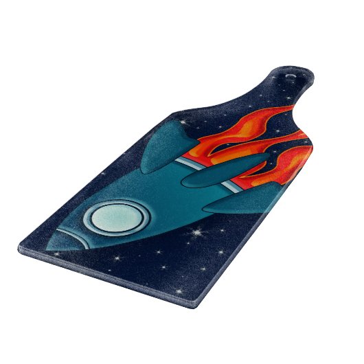 Raketenschiff Schneidebrett (Ecke)