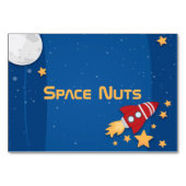 Raketenschiff Tischnummer (Rückseite)