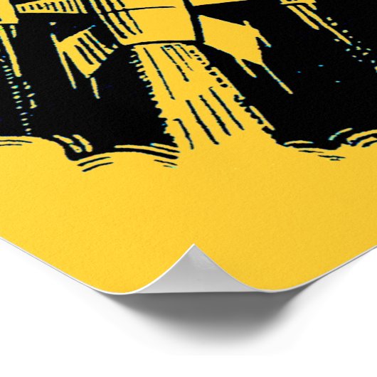 Raketenschiff X-11-Poster Poster (Ecke)