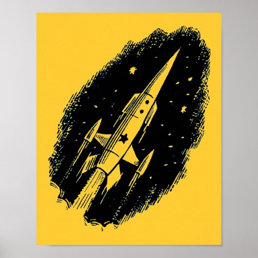 Raketenschiff X-11-Poster Poster (Vorne)
