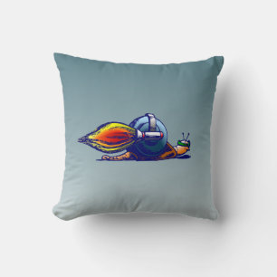 Raketenschnecke Kissen