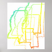 Raketenschweif Poster (Vorne)