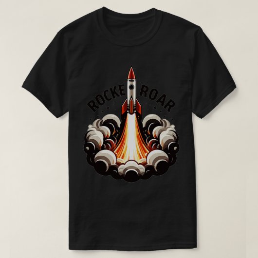Raketenstart 1 T-Shirt (Design vorne)