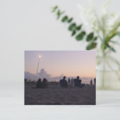 Raketenstart, Capanaveral, Florida Postkarte (Stehend Vorderseite)