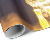 Raketenstart der NASA Geschenkpapier (Rolleneckpunkt)