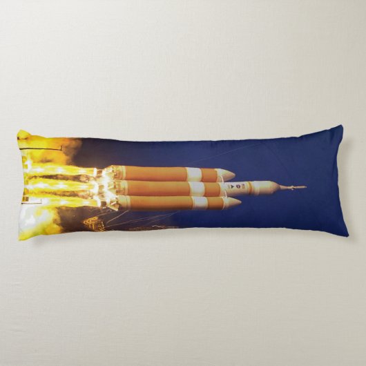 Raketenstart der NASA Seitenschläferkissen (Rückseite)