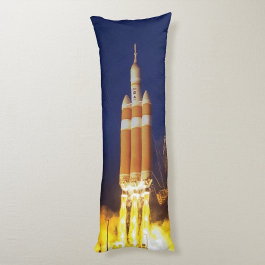 Raketenstart der NASA Seitenschläferkissen (Rückseite (Vertikal))