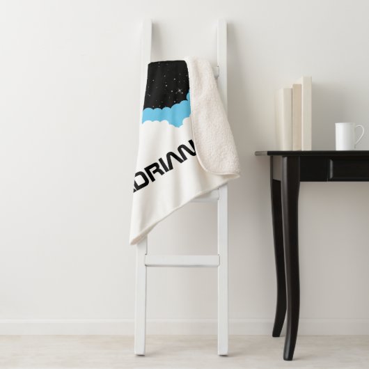 Raketenstart im Weltraum-Individuelle Name Sherpadecke (Beispiel)