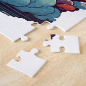 Raketenstart, in der Galaxie verloren Puzzle (Seite)