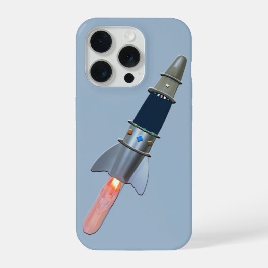 Raketenstart iPhone Hülle (Rückseite)