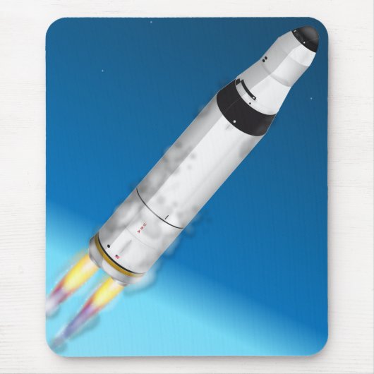 Raketenstart PAD Mousepad (Vorne)