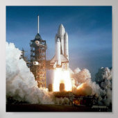 Raketenstart Poster (Vorne)