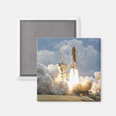 Raketenstart, Raumfähre, Magnet (Vorderseite/Rückseite)