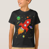 Raketenstart T - Shirt (Vorderseite)