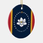 Raketenstütze neue Flagge usa vereinte Staaten Ame Keramik Ornament (Rechts)