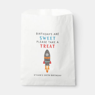 Raketentag Weltraum Geburtstagsparty Gefallen Bag Geschenktütchen