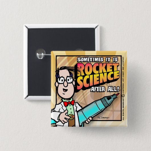 Raketentechnik Button (Vorne & Hinten)