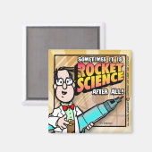 Raketentechnik Magnet (Vorderseite/Rückseite)