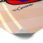 Raketentechnik Poster (Ecke)