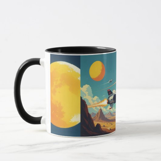 Raketenteile Tasse (Links)
