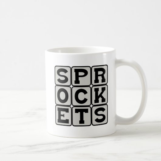 Raketenteile, Teile eines Rades Kaffeetasse (Rechts)