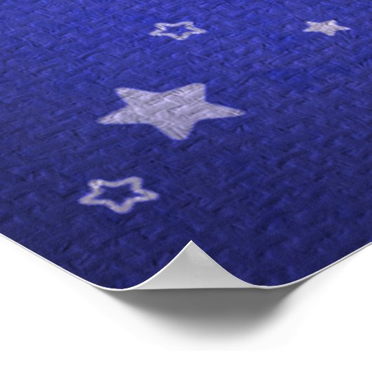 Raketentext Poster (Ecke)