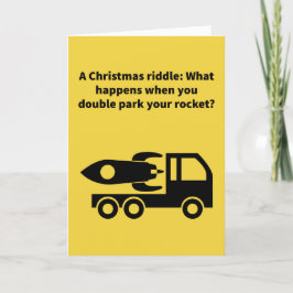 Raketentow - Weihnachten Karte